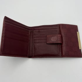 #168 Gucci Guccissima Compact Wallet item