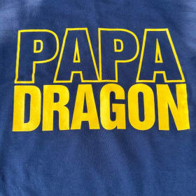 BVE Papa Dragon Navy Tshirt (ADULT X-LARGE) item