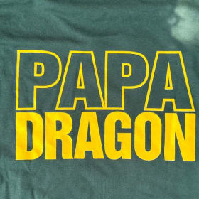 BVE Papa Dragon Green Tshirt (ADULT X-LARGE) item