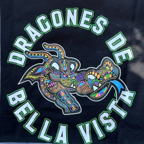 BVE Hispanic Heritage Dragones Black Tshirt (YOUTH LARGE) item