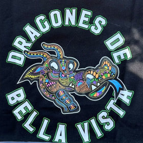BVE Hispanic Heritage Dragones Black Tshirt (YOUTH X-LARGE) item