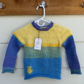 [05] Crocheted Kid's Sweater (Size 4) item