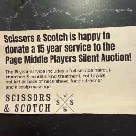 Scissors & Scotch 15 Year Service item