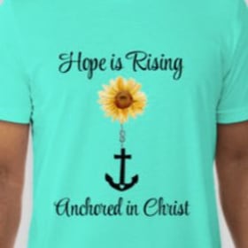 Teal Crew Neck T-shirt (M) item