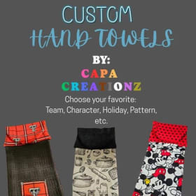 2 Custom Hanging Hand Towels item