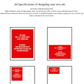 DESIGN YOUR OWN --  HALF PAGE Full Color item