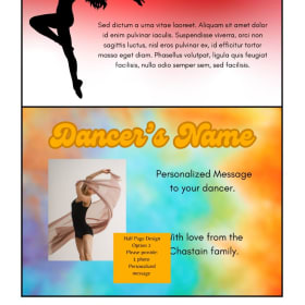 PICK A TEMPLATE - HALF PAGE COLOR AD item