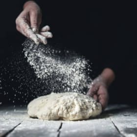 [33] Homemade sourdough loaves item