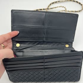 #212 Bottega Veneta Intrecciato Flap Wallet item