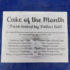 Cake of the Month and Mikasa Cake Plate item