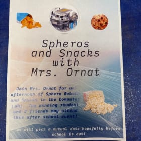 Spheros and Snacks with Mrs. Ornat item
