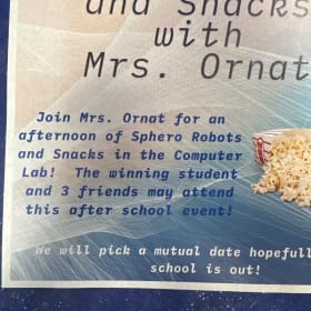 Spheros and Snacks with Mrs. Ornat item