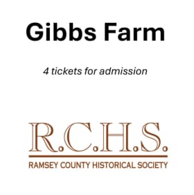 Gibbs Farm 4 tickets for admission (lot 2) item