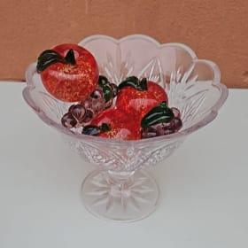 Fruit Bowl With Glass Fruits item