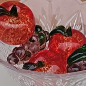 Fruit Bowl With Glass Fruits item