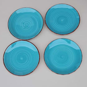 Turquoise Set Of 4 Royal Norfolk Salad Plate item