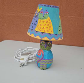 Laurel Burch Night Light Lamp Cat item