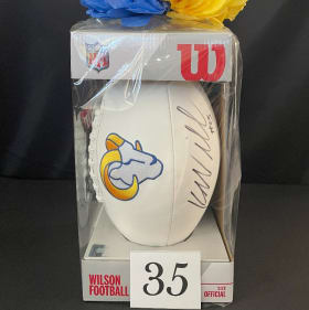 35. Kyren Williams Signed Football item