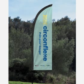 Drapeau publicitaire - Piquet item