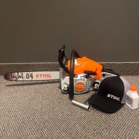 G4 - Stihl Chainsaw (MS 183) with Case & Hat item