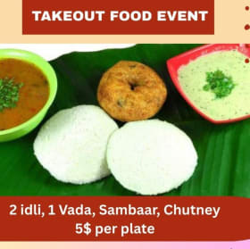 2 Idli, 1 Vada, Sambar, Chutney item