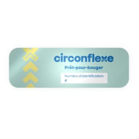 54 étiquettes d'identification de matériel item