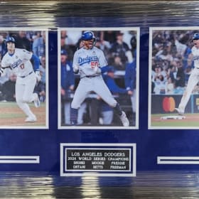 62. 2024 Dodgers WS Champion Framed Piece item