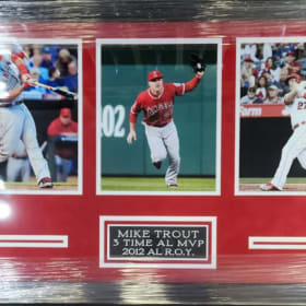 63. Angels Mike Trout 3-Photo Framed Piece item