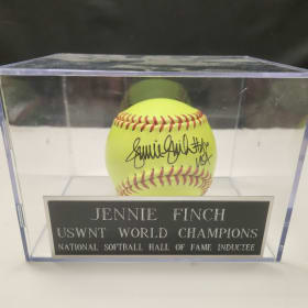 72. USWNT World Champion Jennie Finch Signed Softball item