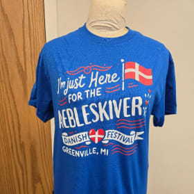 Blue Aebleskiver Shirt - Adult Large item