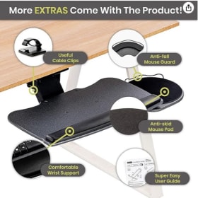 Under Desk Keyboard Tray - 20" x 11" Tray - $150 Value item