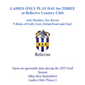 Ladies Golf Day for 3 at Bellerive Country Club! item
