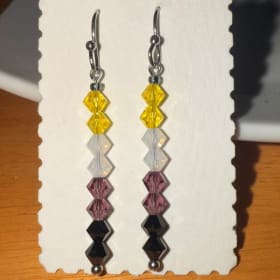 Non-binary Pride Earrings! item