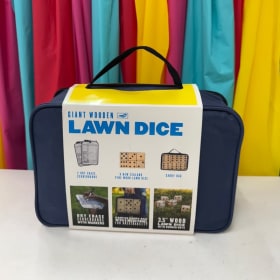 Wooden lawn dice item