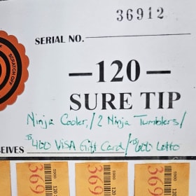 SAVES 120 Tip Jar Serial # 36912 item