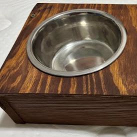 Small Dog Bowl Stand item