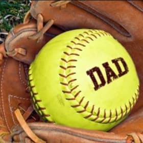 Dad's softball player item