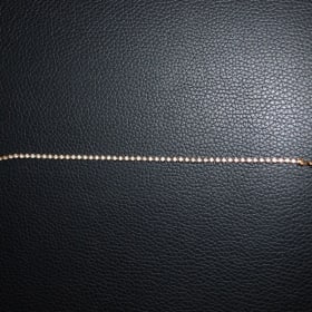 Bracelet - Yellow Clasp - White CZ Stones item