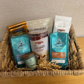 Coffee Basket sponsored by Melissa Nelson, Beyond Realty item