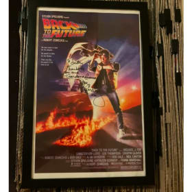 BACK TO THE FUTURE PHOTO SIGNED CINEMATOGRAPHER DEAN CUNDEY item