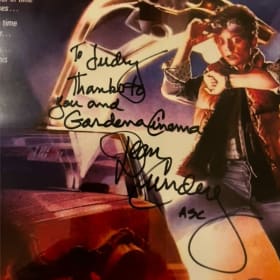 BACK TO THE FUTURE PHOTO SIGNED CINEMATOGRAPHER DEAN CUNDEY item