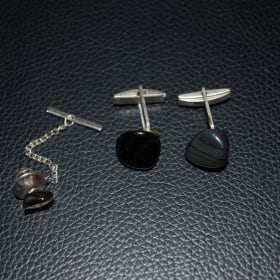 Cuff Link Set W/Tie Pin item