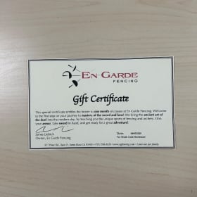 Fencing /archery classes - 1 month item