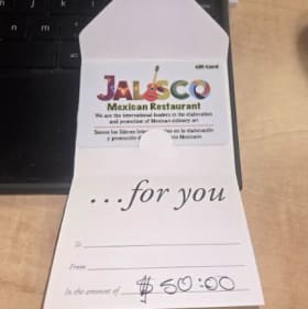 Gift Card item