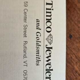 Timco Jewelers Gift Certificate item