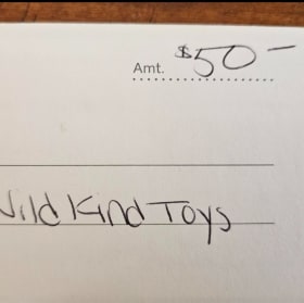 $50 Wild Kind Toys Gift Certificate item