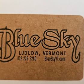 Blue Sky Gift Certificate Valued at $20 item