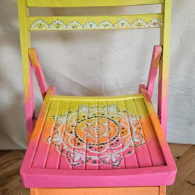 Kid Painted Chairs - Priceless item