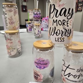 Glass Can Tumblers item