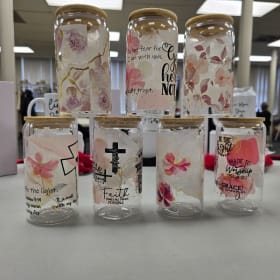 Glass Can Tumblers item